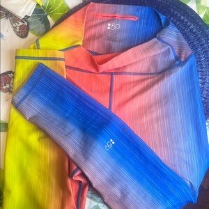 Colorful Gradient Kids Leggings